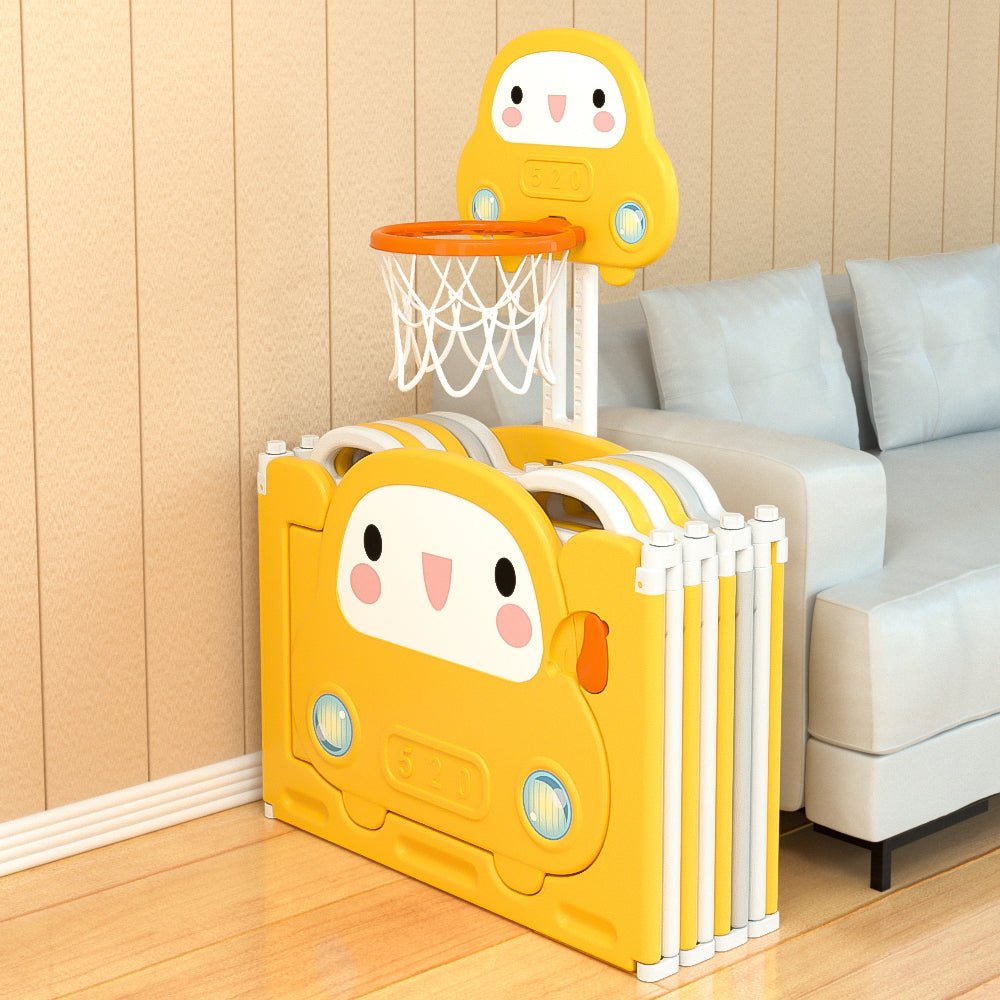 Lovely Baby - Kids Playpen - w/ Basketball Hoop - 20 pcs - Marah Kids