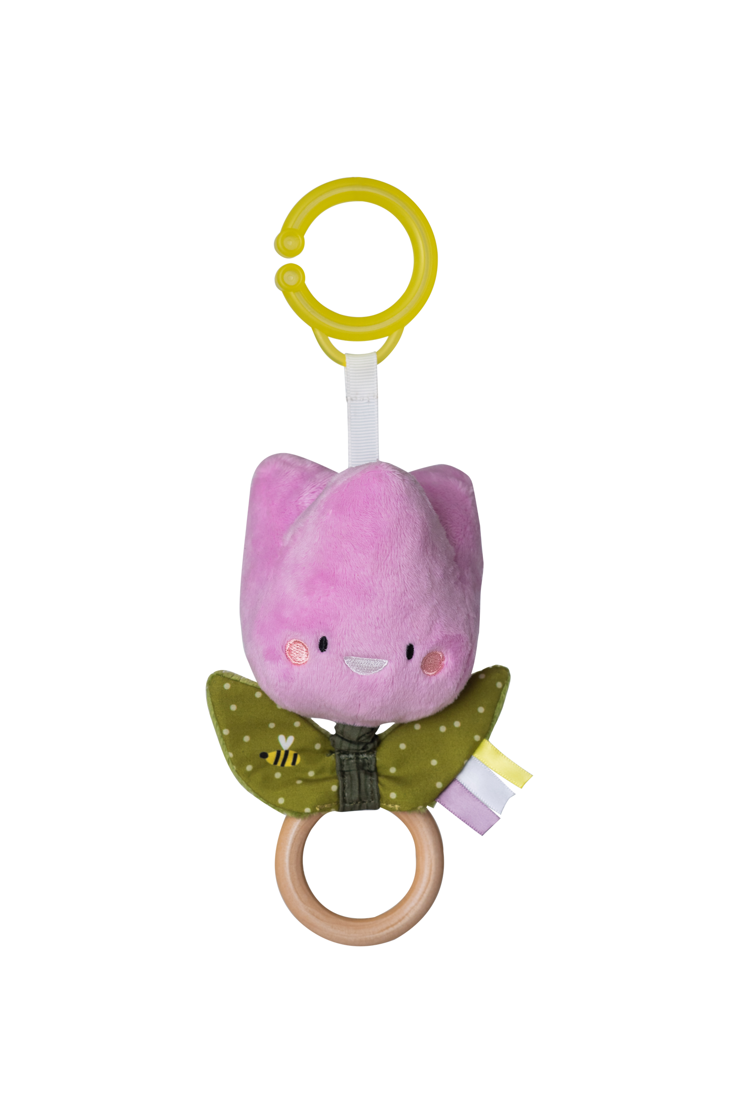 Taf Toys Tuli Flower Jitter Soft Toy: Sensory Baby Toy for Infants 0+
