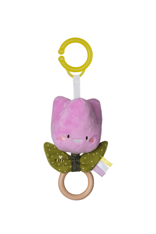 Taf Toys Tuli Flower Jitter Soft Toy: Sensory Baby Toy for Infants 0+ - Marah Kids