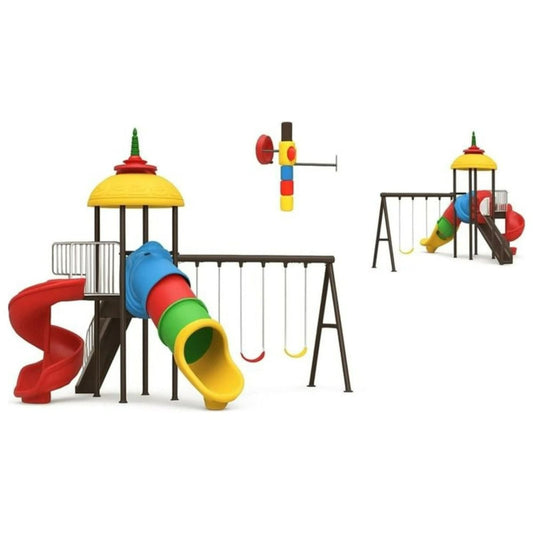 Gambol - Backyard Mega Play Zone With 3 Swings & 2 Slides - image 2