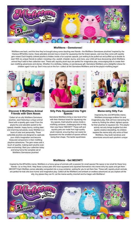 BASICF MISFITTENS GEMSTONES W3 PDQ6 WOC - Marah Kids