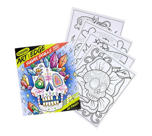 Crayola Art with Edge Sugar Skulls Coloring Book, Volume 3 - Marah Kids