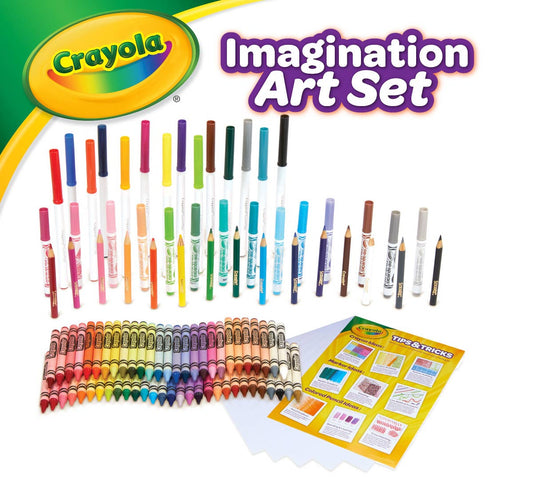 Crayola - Imagination Art Set | Holiday Toys, Gift for Boys and Girls | Arts and Crafts, Gifting & Scented Mini Inspiration Art Case | Ages 3+ - Marah Kids