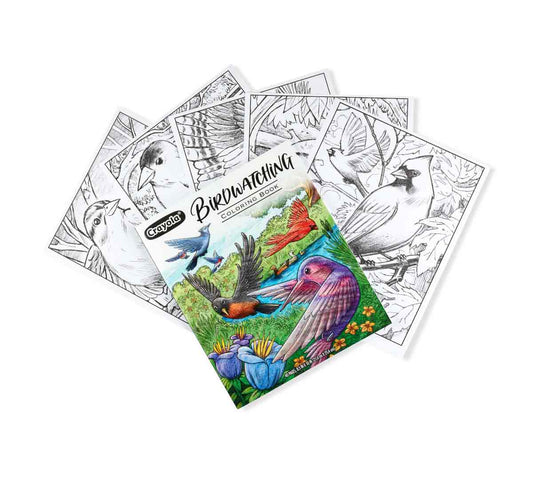 Crayola 40 - Page Coloring Book, Bird Watching - Marah Kids