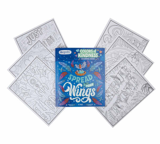 Crayola 40 - Page Coloring Book, Colors of Kindness - Marah Kids