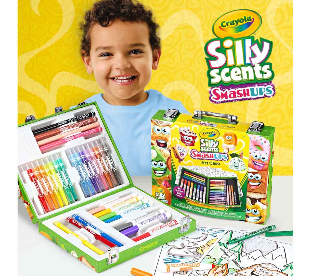 Crayola - Mini Inspiration Art Case - Silly Scents Smash Ups - Marah Kids