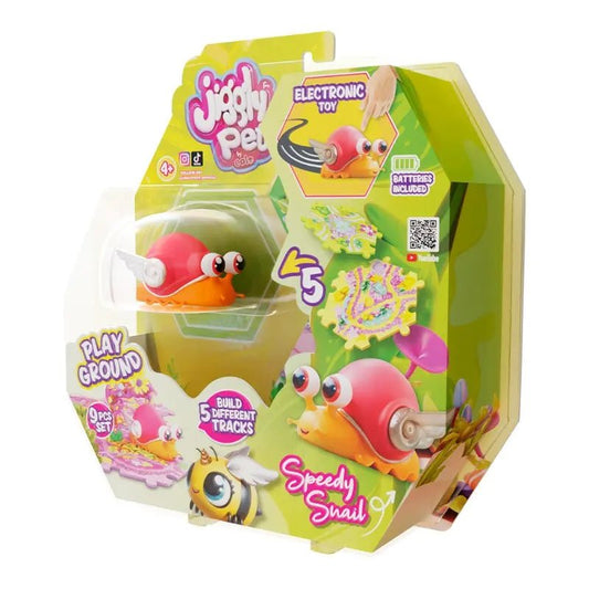 Eolo Jiggly Pets Bugs - Orange Snail - Marah Kids