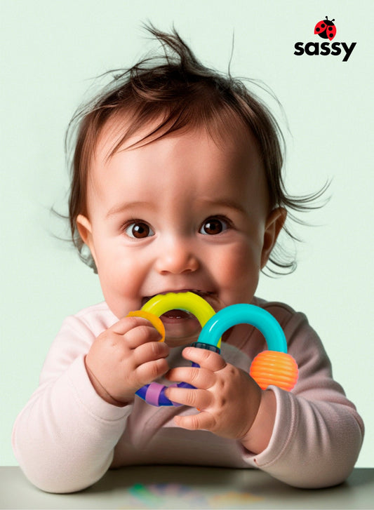 Twist - a - Roo Flexible Teether Rattle for Babies - Ideal for 3+ Months - Marah Kids
