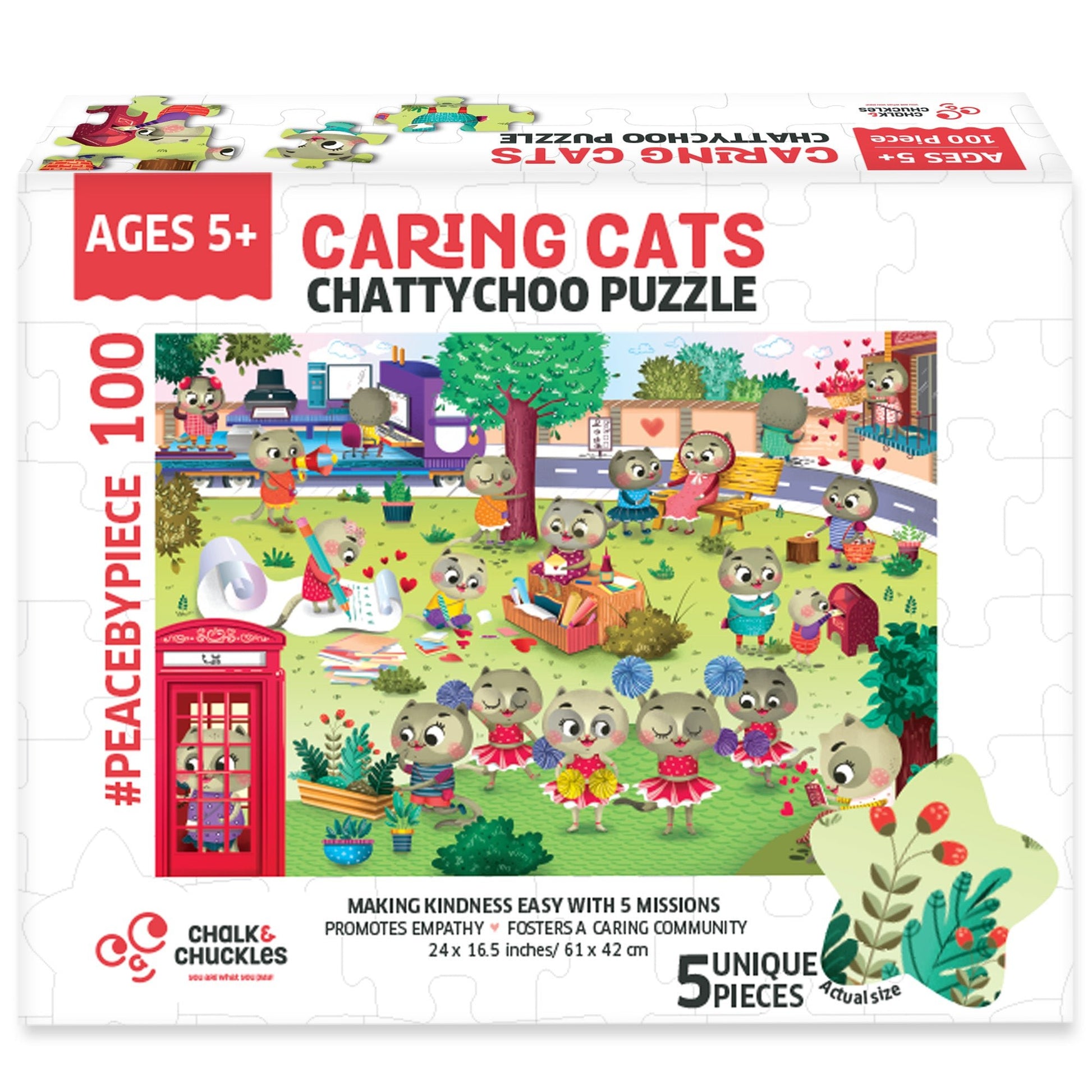 Chalk & Chuckles - Chattychoo Puzzle - Marah Kids