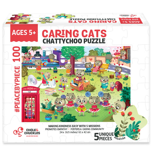 Chalk & Chuckles - Chattychoo Puzzle - Marah Kids