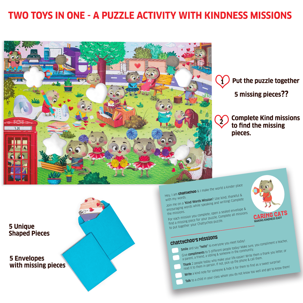 Chalk & Chuckles - Chattychoo Puzzle - Marah Kids