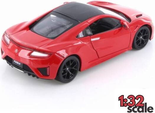 D - power MSZ – Acura NSX - Red | Die - Cast Replica, Ultimate Collector's Item, Super Cars | Toy Vehicles, Metal Toy Car Model - Pull Back Collection | Size - 1:32, For Kids 3+ - Marah Kids