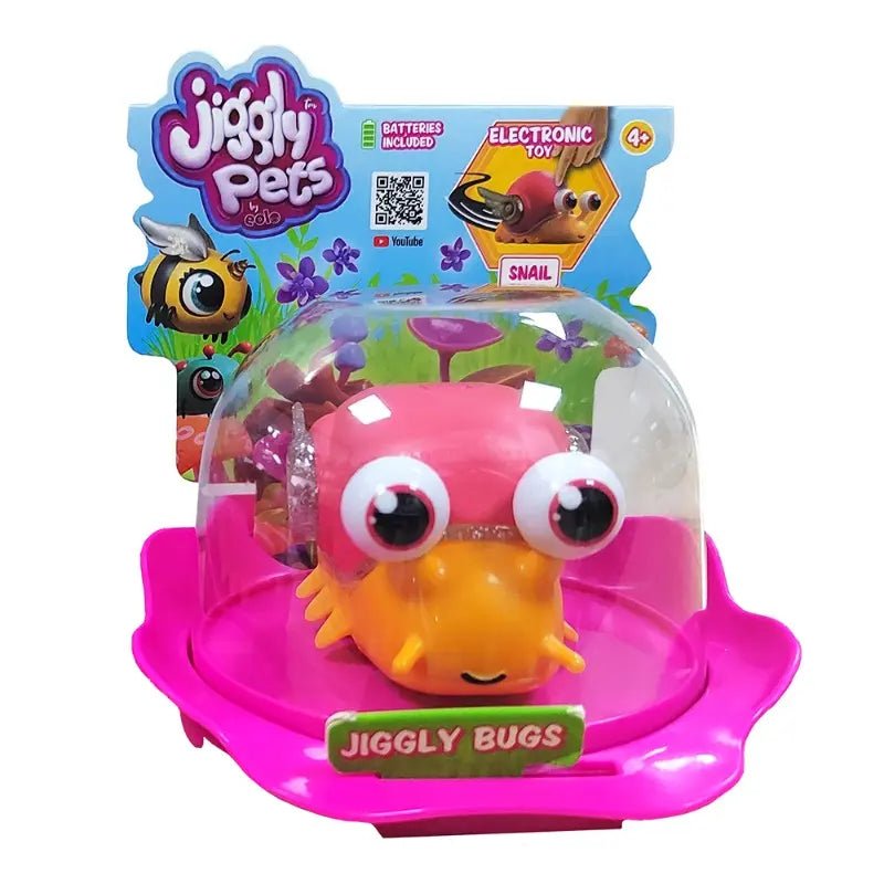 Eolo - Jiggly Pets - Electronic Snail - Orange - Marah Kids