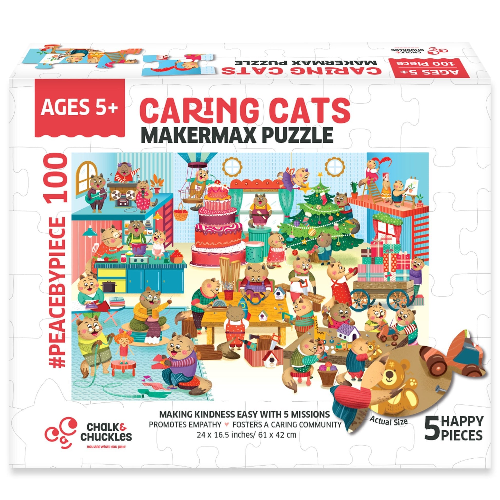 Chalk & Chuckles - Makermax Puzzle - Marah Kids