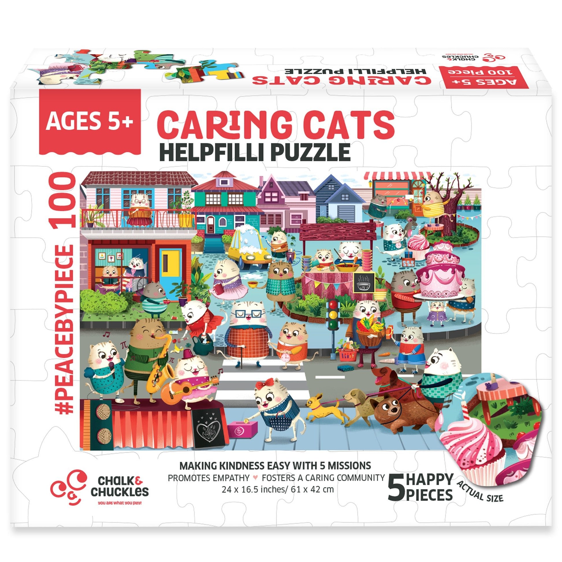 Chalk & Chuckles - Helpfilli Puzzle - Marah Kids