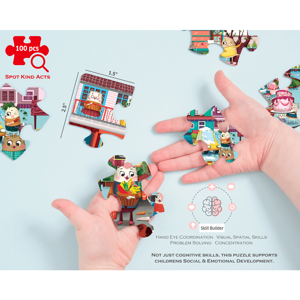 Chalk & Chuckles - Helpfilli Puzzle - Marah Kids