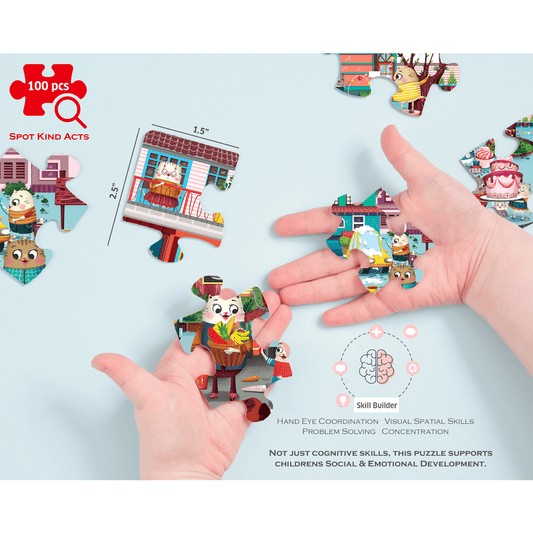 Chalk & Chuckles - Helpfilli Puzzle - Marah Kids