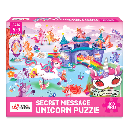 Chalk & Chuckles - Unicorn Puzzle - Marah Kids