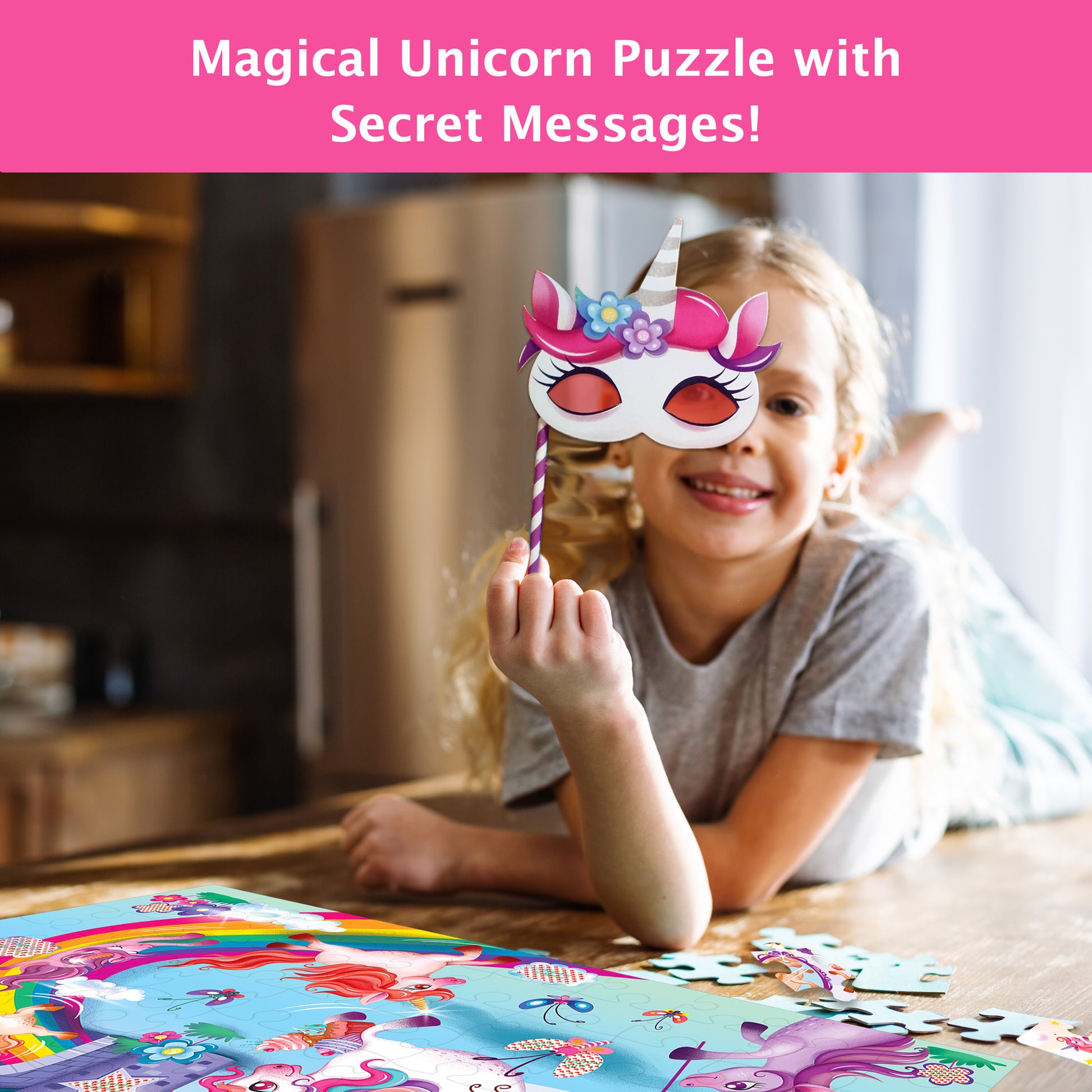 Chalk & Chuckles - Unicorn Puzzle - Marah Kids