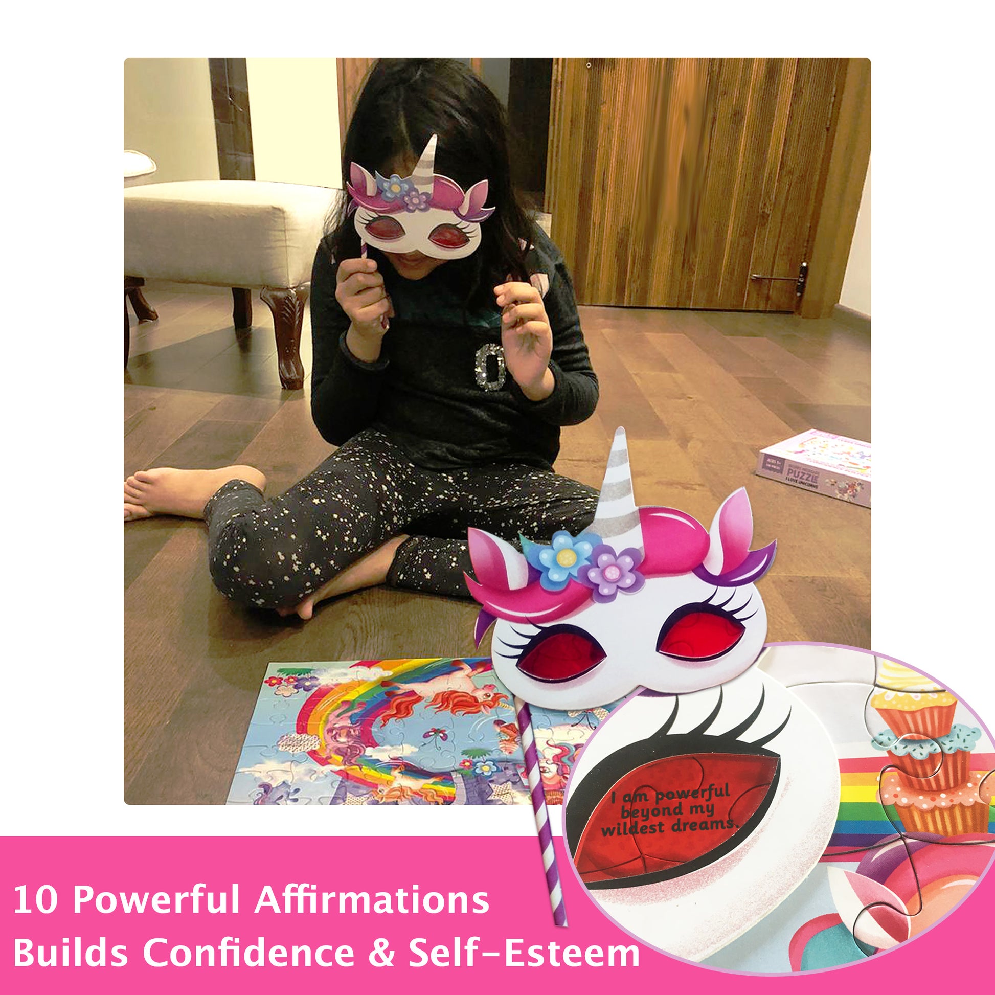 Chalk & Chuckles - Unicorn Puzzle - Marah Kids