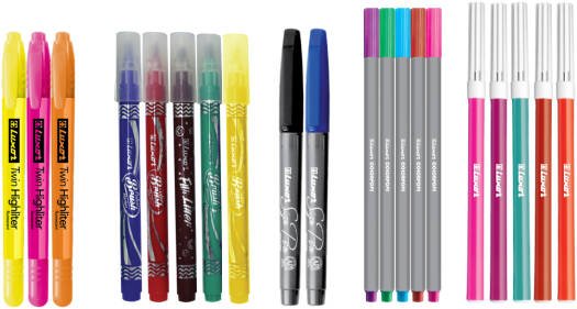 Luxor - Art and Hobby Pens| Trendy design Pen | Assorted Ink | Water Base Marker | Pack of 20 - Marah Kids