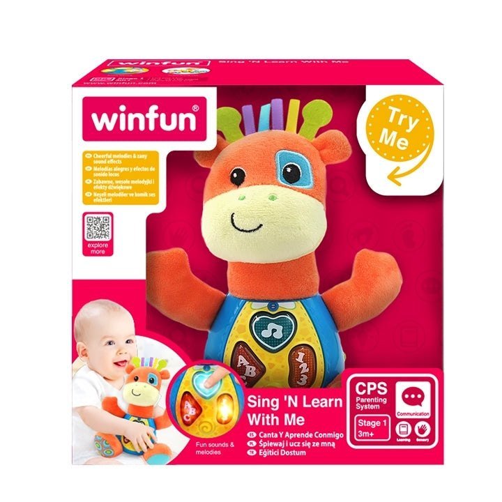Sing 'N Learn With Me - Patch The Giraffe - Marah Kids