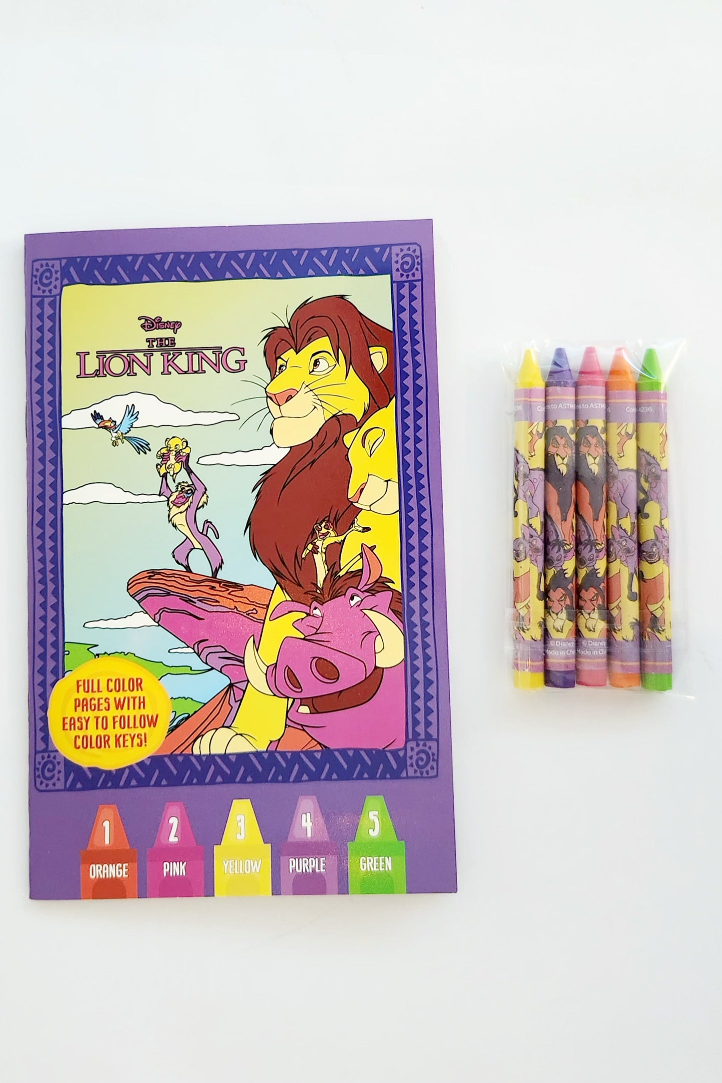 Disney Color By Number Lion King
