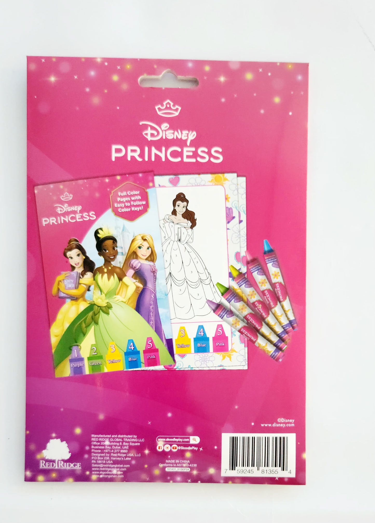 Disney Princess Color By Number