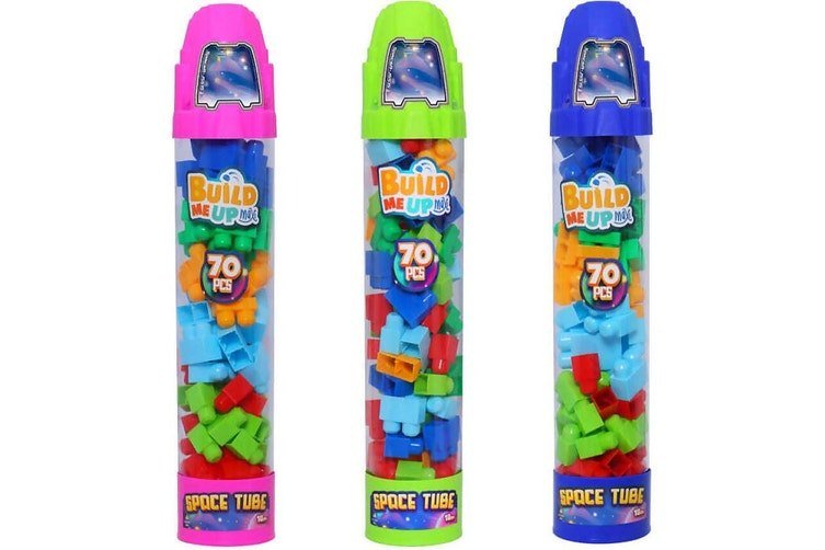 Maxi Space Tube 70 Pieces Building Blocks Set for Imaginative Play and Development - Marah Kids