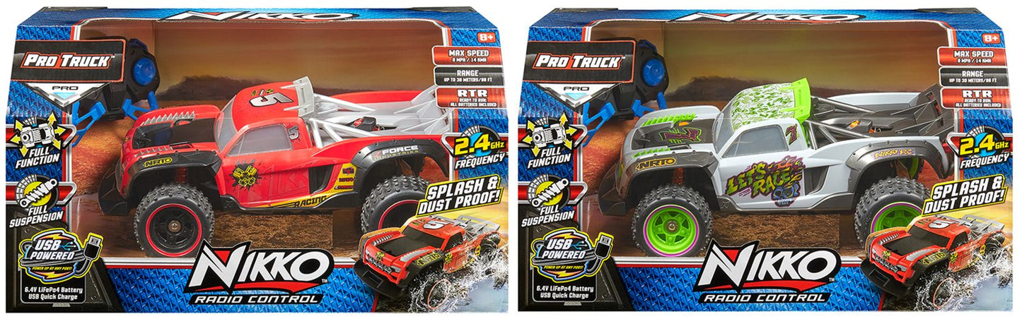 Nikko Remote Control Pro Truck 12-Inch Battery Operated - Assorted
