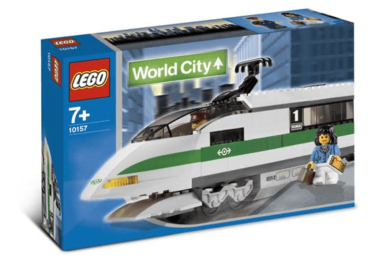 Lego World City High Speed Train Locomotive (10157) - Marah Kids