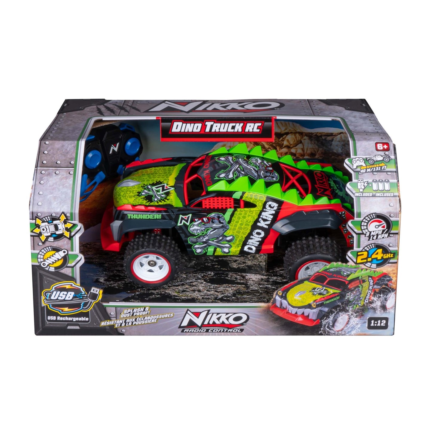 Nikko Remote Control Dino Truck Battery Operated - Assorted - Marah Kids