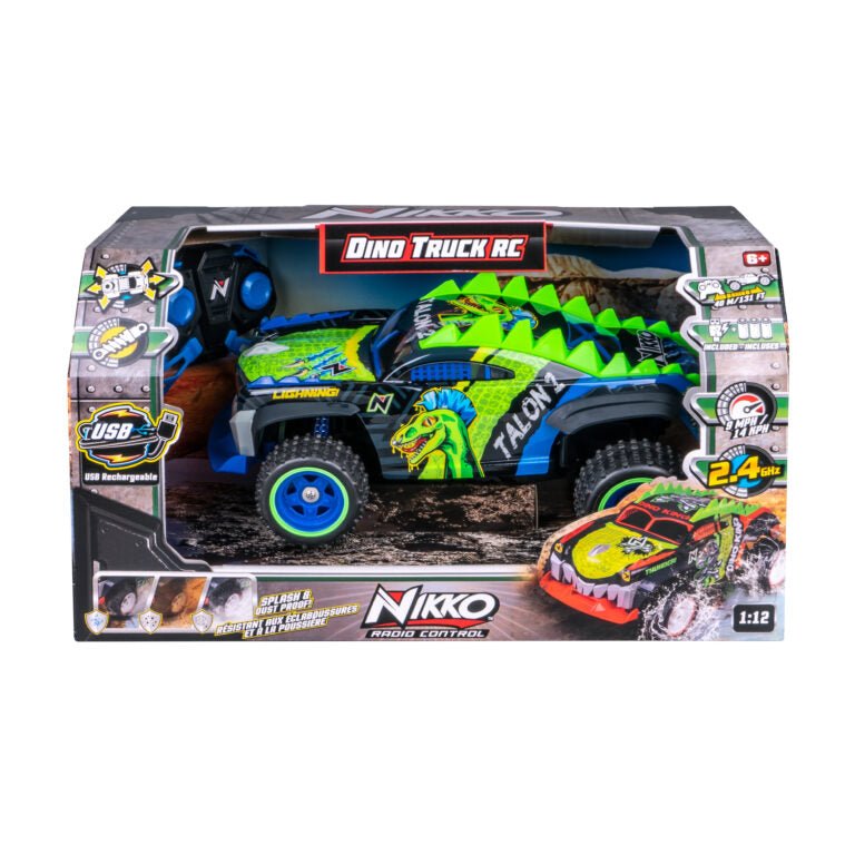 Nikko Remote Control Dino Truck Battery Operated - Assorted - Marah Kids