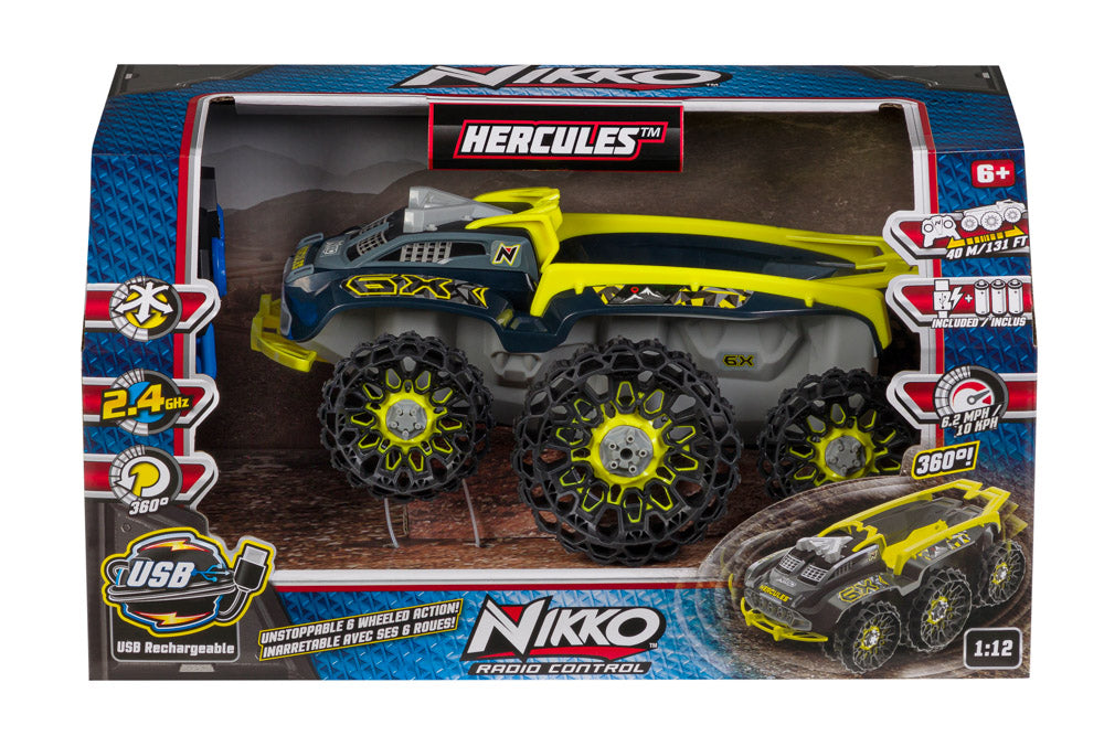 Nikko Remote Control Hercules 6-Wheeled Off-Road Car Battery Operated
