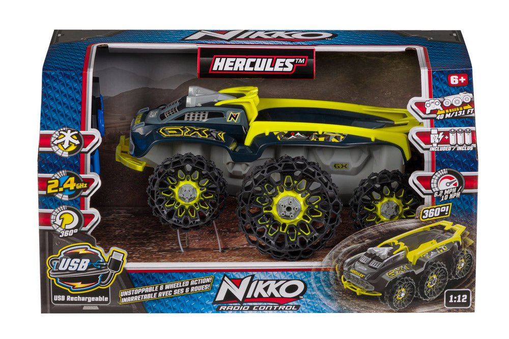Nikko Remote Control Hercules 6 - Wheeled Off - Road Car Battery Operated - Marah Kids
