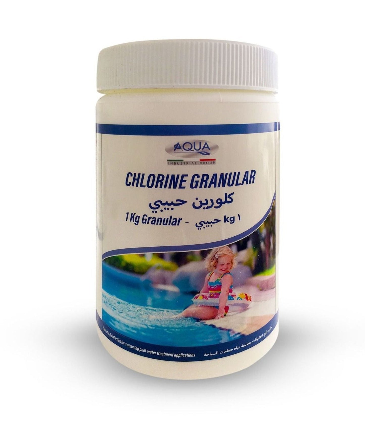 AQUA CHLORINE GRANULAR POWDER 1KG . - Marah Kids