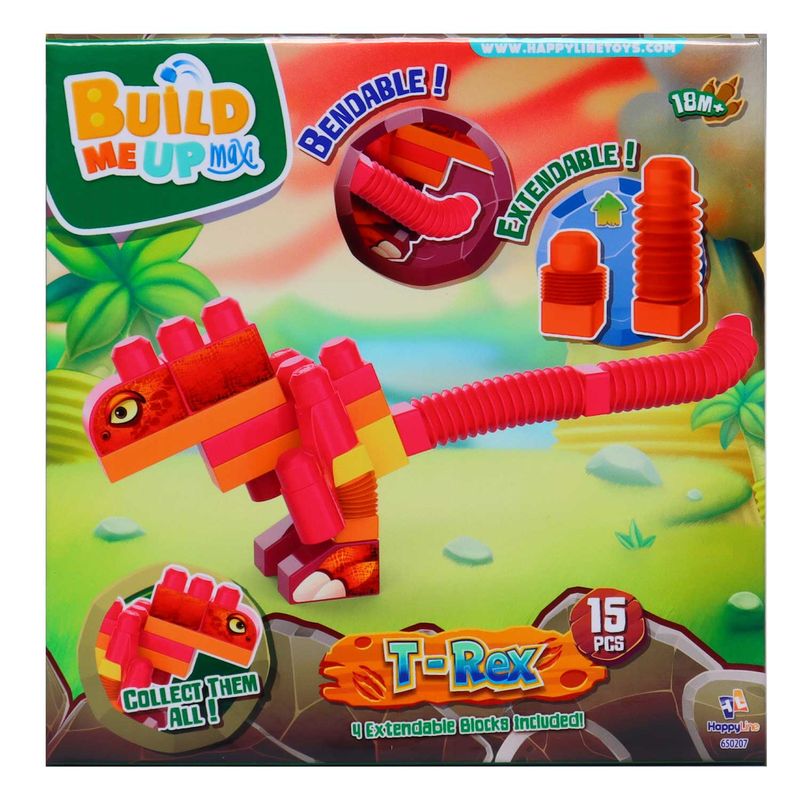 Bloques Maxi Jurassic Adventure T - Rex - Marah Kids