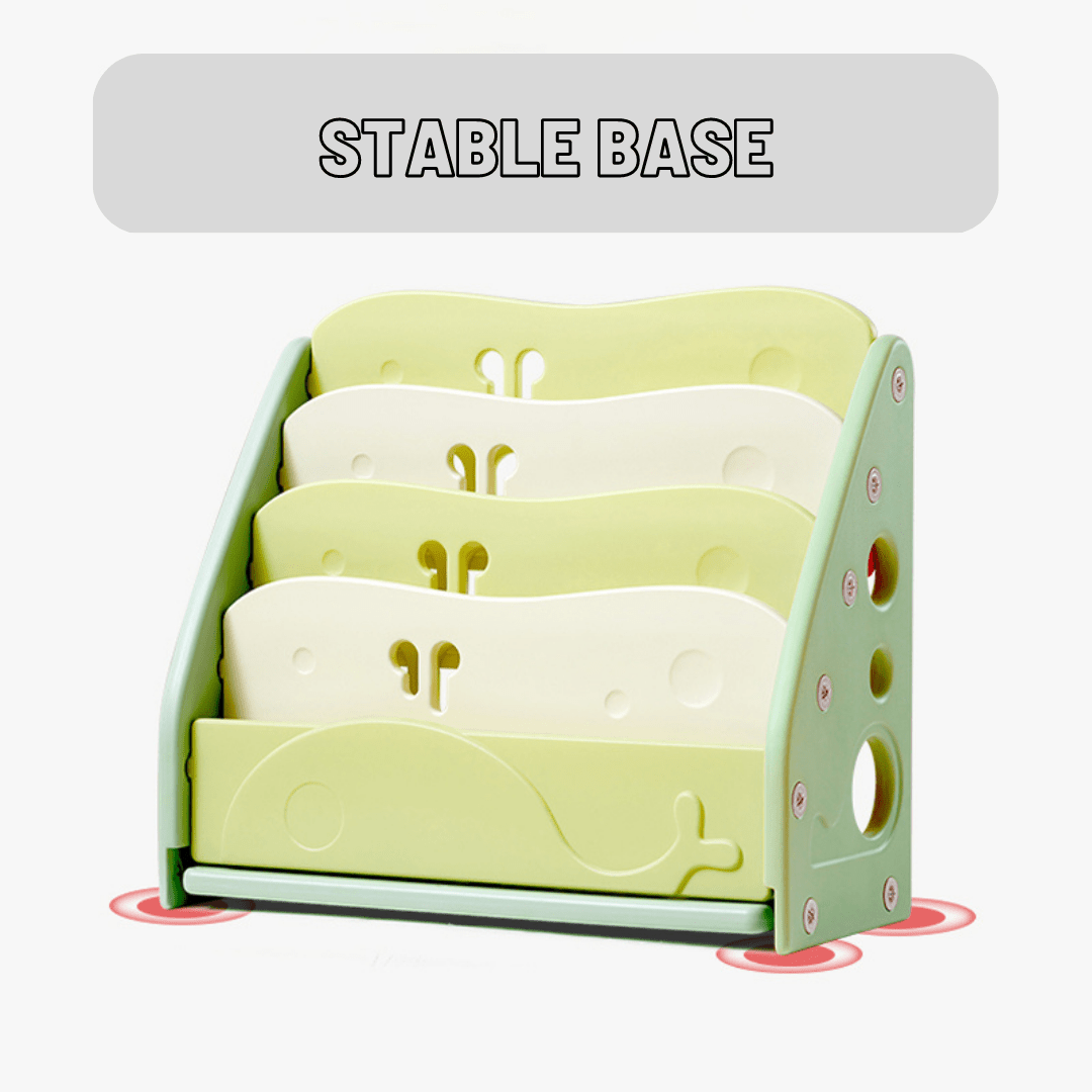 Books Storage Rack - Green - Marah Kids