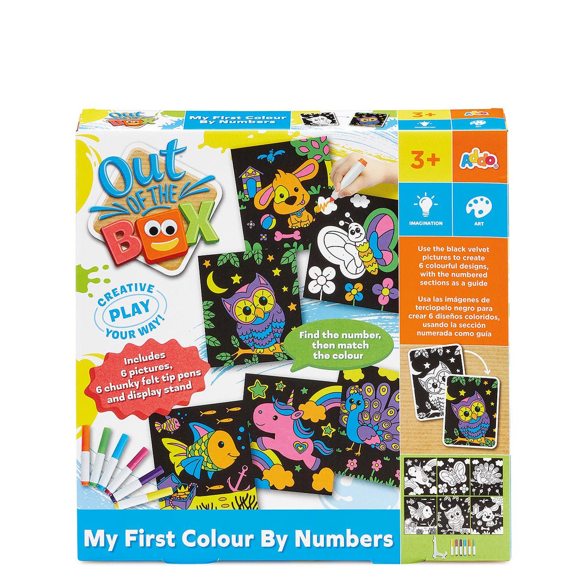 Addo Out Of The Box Colour By Numbers - Marah Kids