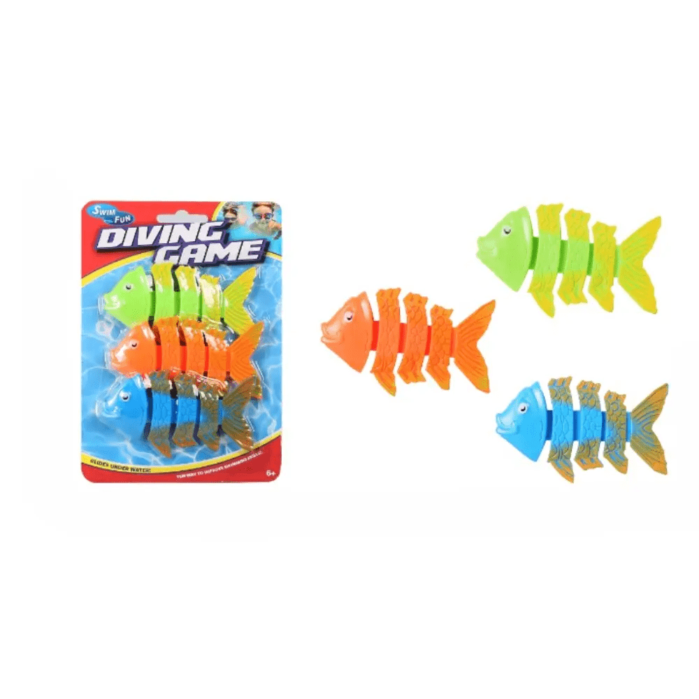 Mondo - Diving Squiggle Wiggle Toys 3Pcs - Marah Kids