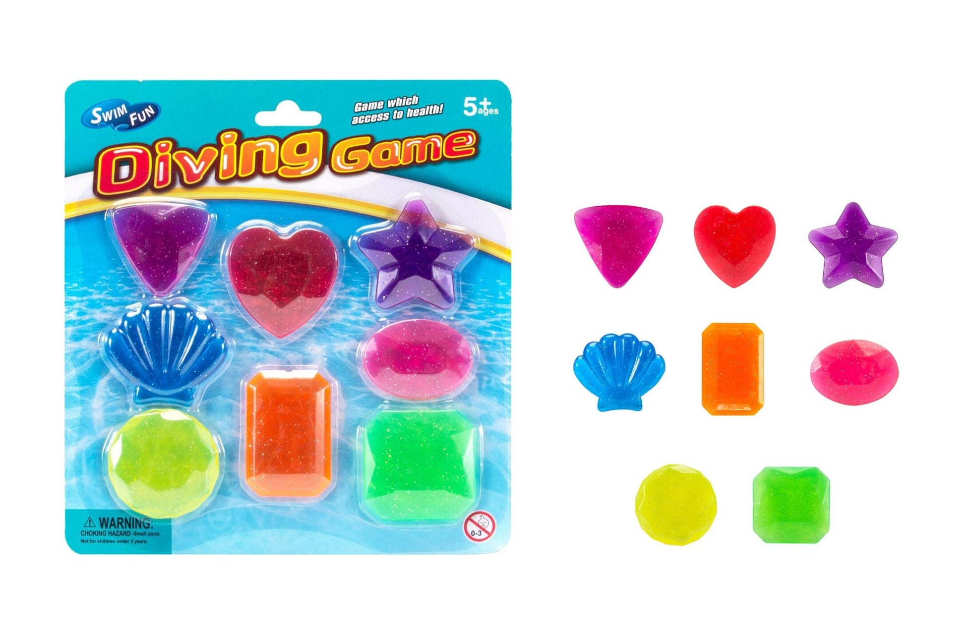 Mondo Diving Gemstone Toys 8Pcs - Marah Kids