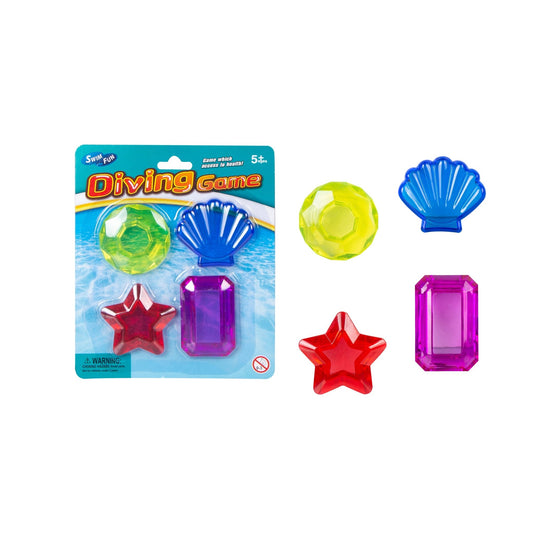 Mondo Diving Gemstone Toys 4Pcs - Marah Kids