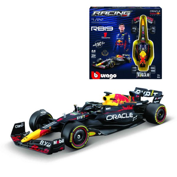 Bburago 1:24 Formula Model Kit (with helmet & plastic stand) - Oracle Red Bull Racing RB19 - Marah Kids