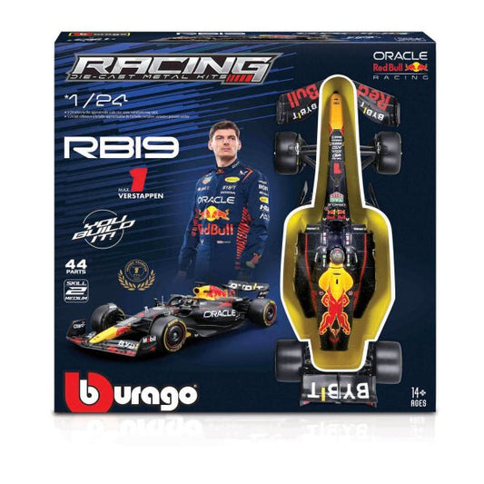 Bburago 1:24 Formula Model Kit (with helmet & plastic stand) - Oracle Red Bull Racing RB19 - Marah Kids