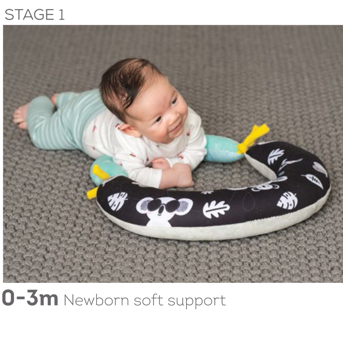 Taf Toys 2 in 1 Tummy time pillow