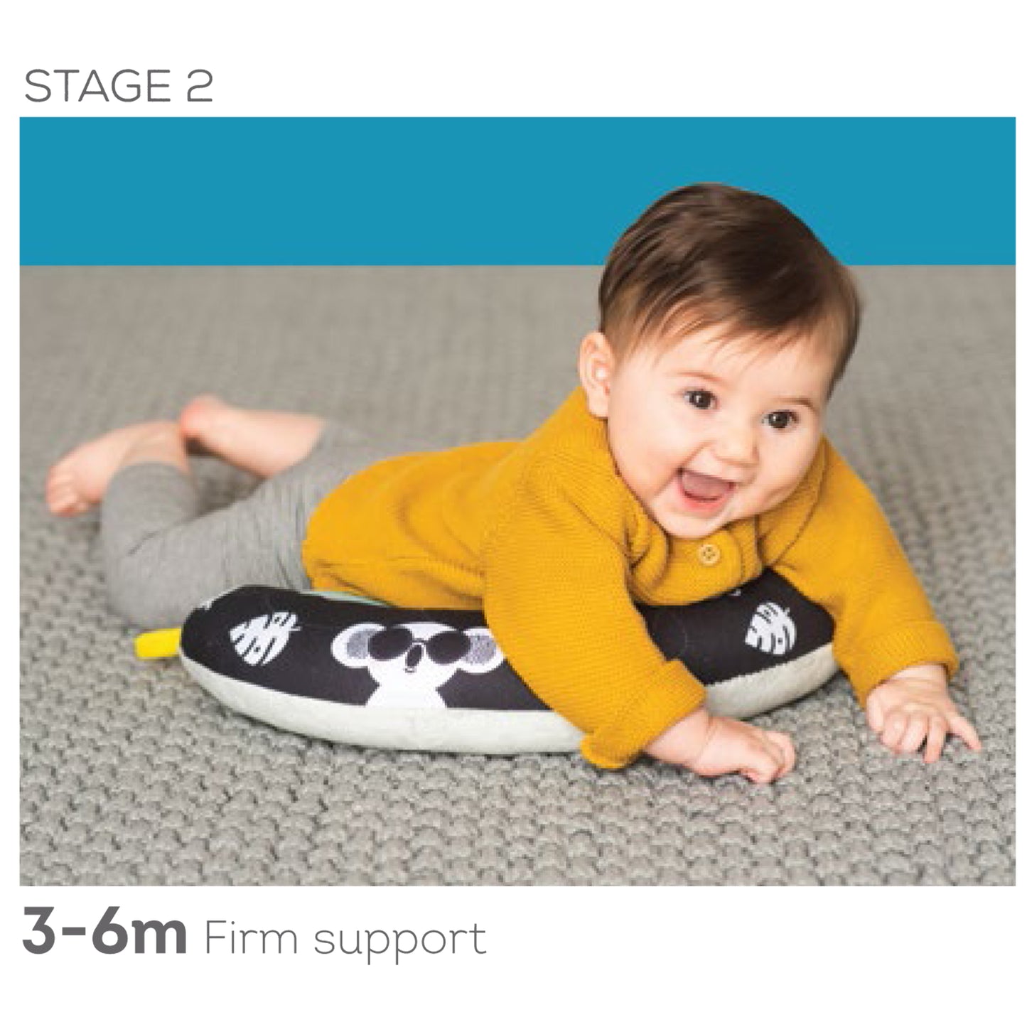 Taf Toys 2 in 1 Tummy time pillow