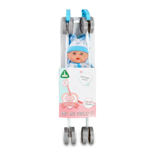 ELC Cupcake Baby Stroller Blue - Marah Kids