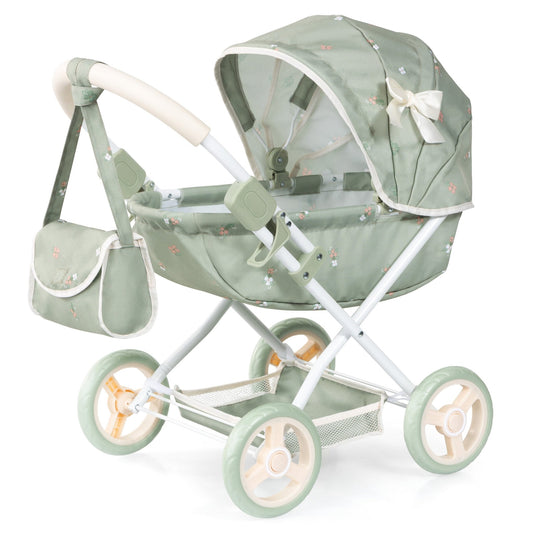 Bayer - Cosy Doll Pramset With Basket And Bag - Marah Kids