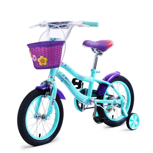 Athena 12" Kids Bicycle - Green - Marah Kids