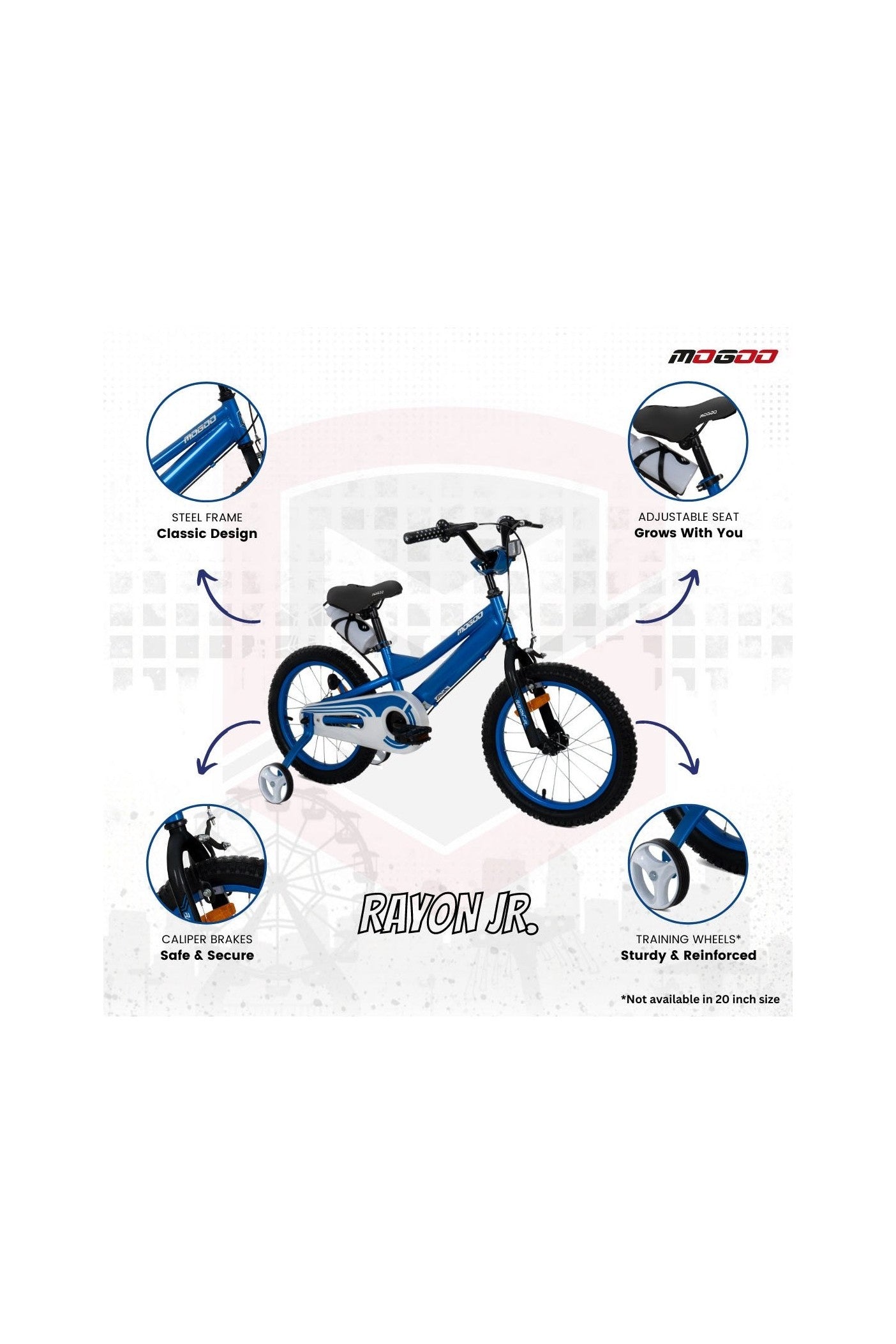 Rayon Junior 2.0 12" Kids Bicycle - Blue